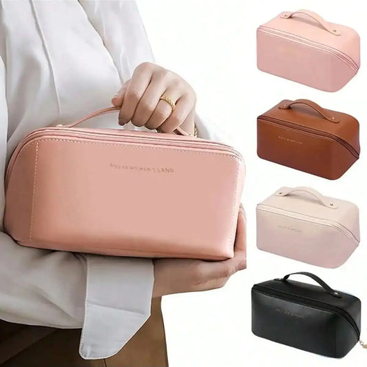Large Capacity Cosmetic Bag – Portable Makeup Organizer (Factory Direct)