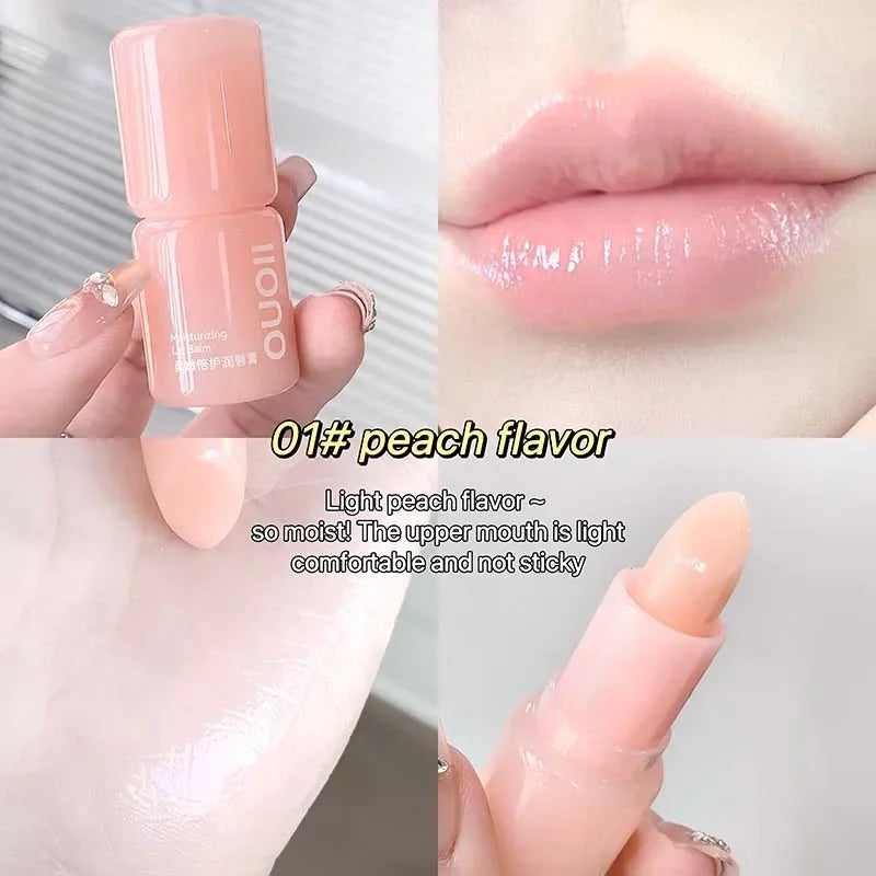 Peach Moisturizing Lip Balm – Hydrating, Colorless, Lip Care Stick