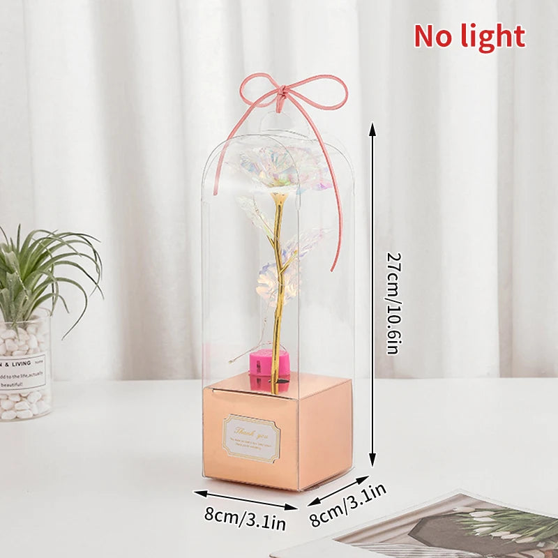 LED Galaxy Rose in Glass – Romantic Gift for Valentine’s & Mother’s Day