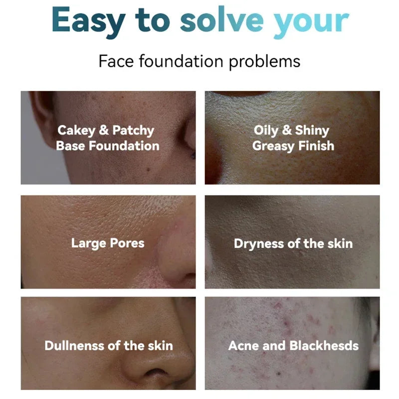 Long-Lasting Moisturizing Face Primer Gel – Clear, Pore-Minimizing with Hyaluronic Acid