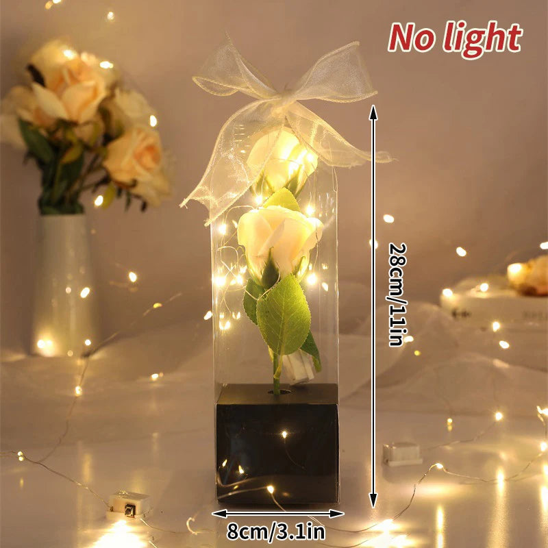 LED Galaxy Rose in Glass – Romantic Gift for Valentine’s & Mother’s Day