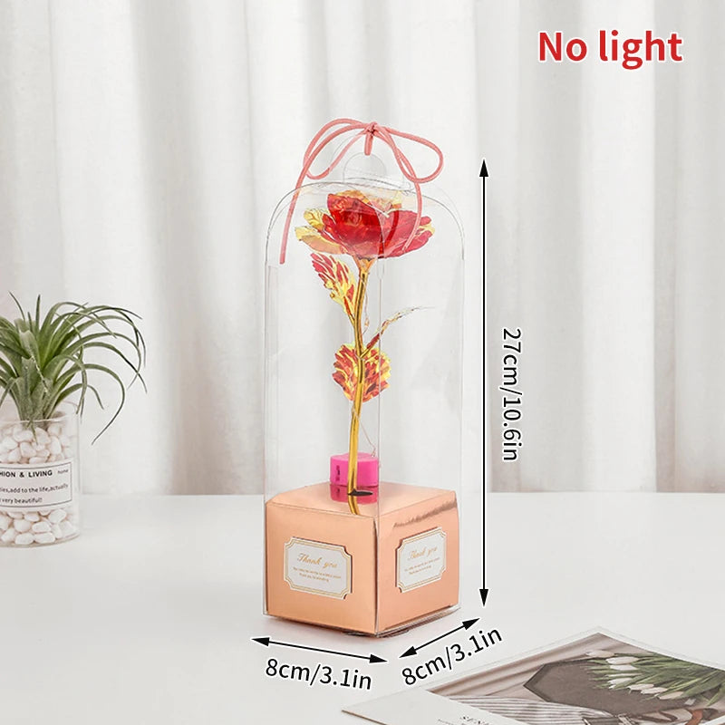 LED Galaxy Rose in Glass – Romantic Gift for Valentine’s & Mother’s Day