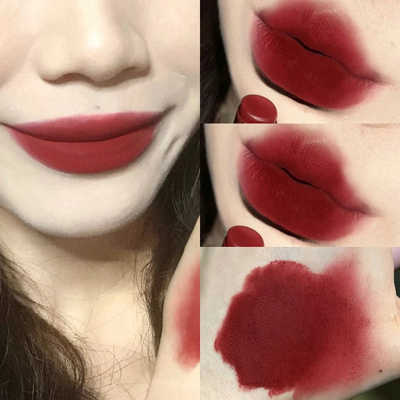 Waterproof Velvet Matte Lipstick – Long-Lasting Nude Coffee Tint
