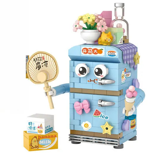 House Building Blocks Dessert Store Street View Snack Street Children's Toys Boys and Girls Gifts Compatible With Lego