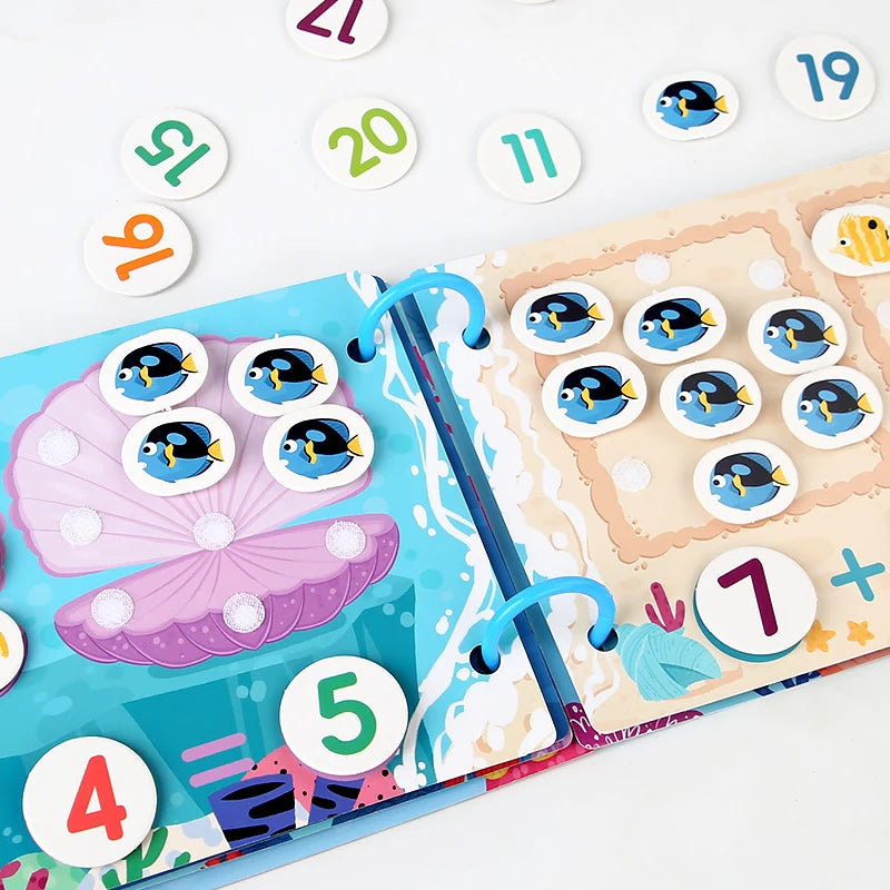 Montessori Busy Book for Babies 2-3 Years