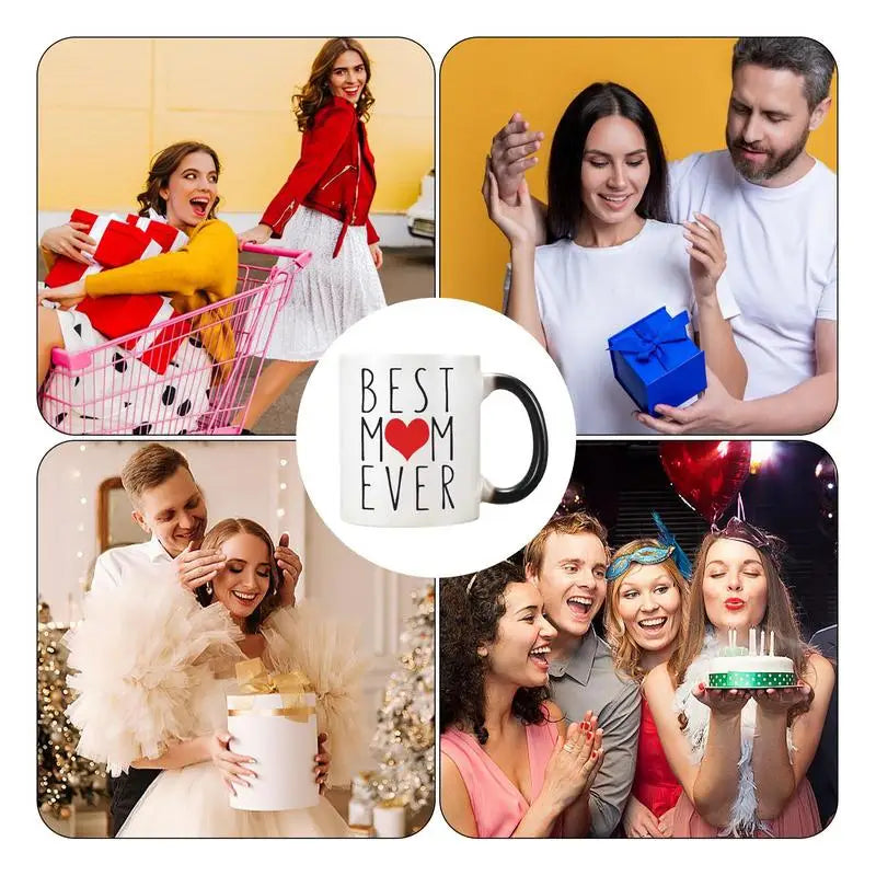 Color-Changing Ceramic Mom Mug – Mother's Day & Birthday Gift