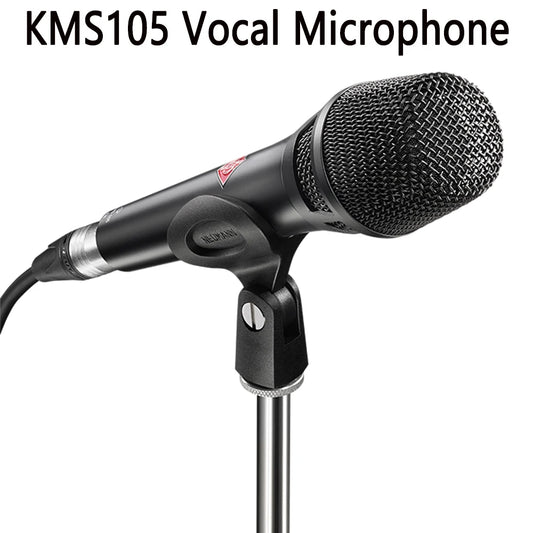 KMS105 Supercardioid Condenser Microphone – Vocal Mic for Audio & Studio Recording