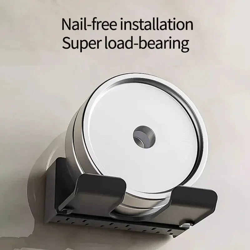 Hair Dryer Wall Holder – Plastic Organizer Stand for Hair Dryer & Straightener