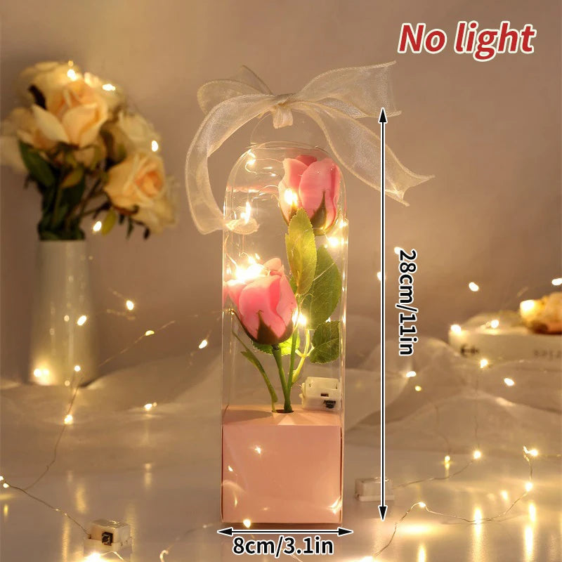 LED Galaxy Rose in Glass – Romantic Gift for Valentine’s & Mother’s Day