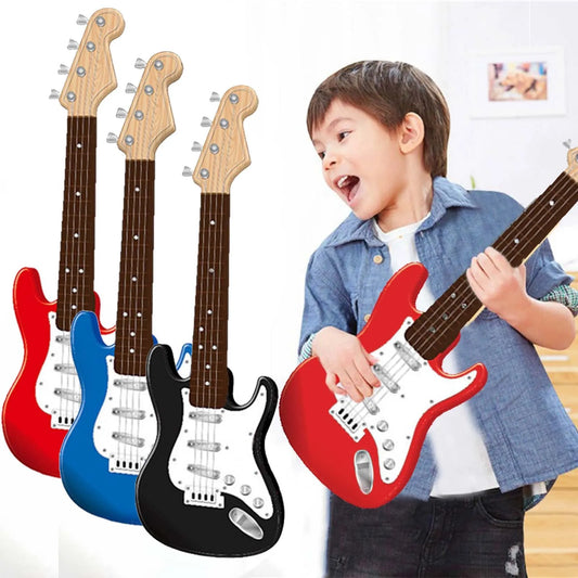 17" 4-String Electric Guitar Toy for Kids