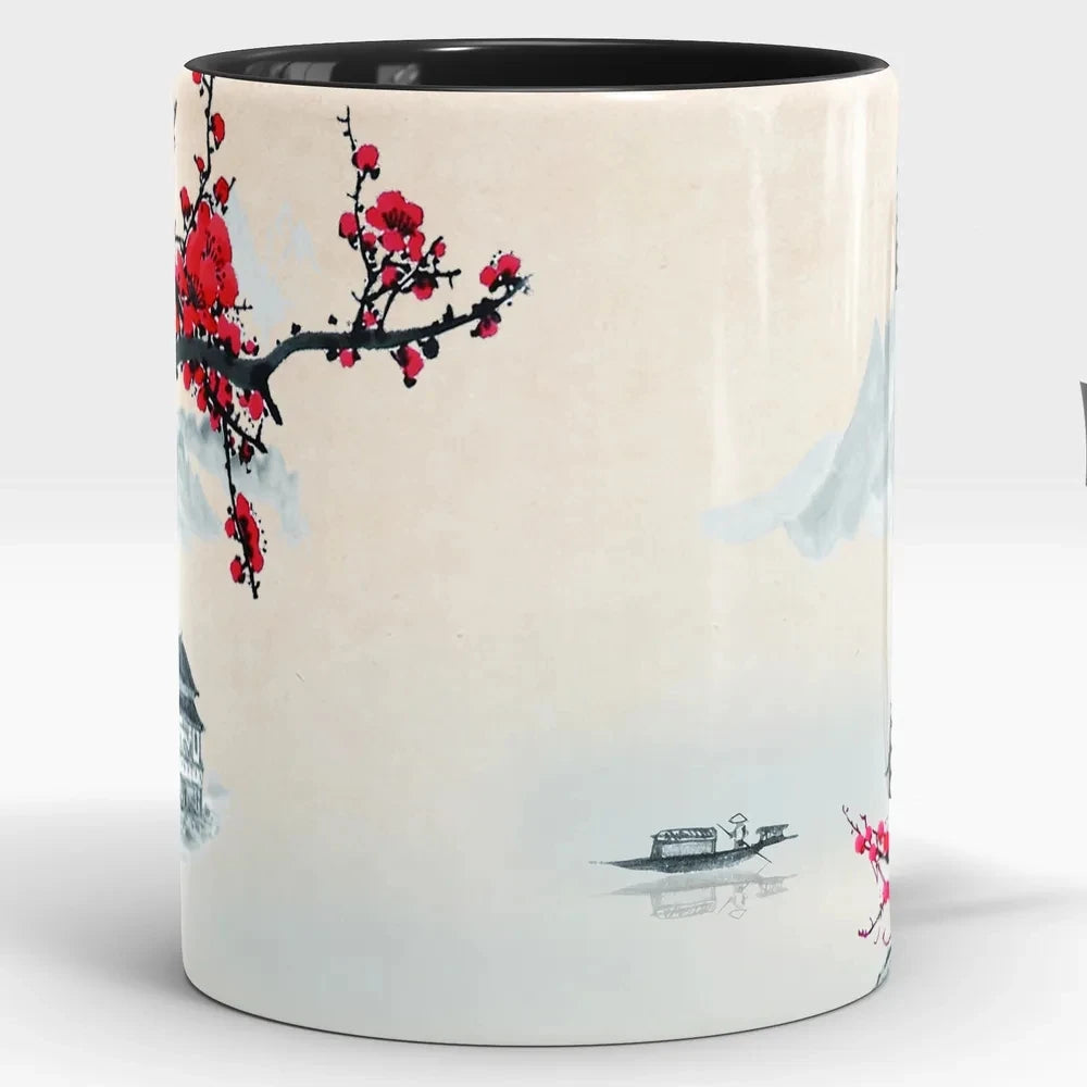 sakura blossom in japan Mug 330ml Ceramic Coffee Mug Office Tea Cup Home Milk Cup