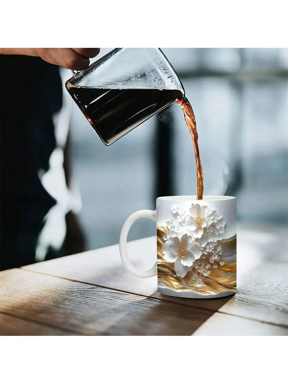 Large Glossy Ceramic Coffee Mug – Gift for Mother’s Day, Birthday & More