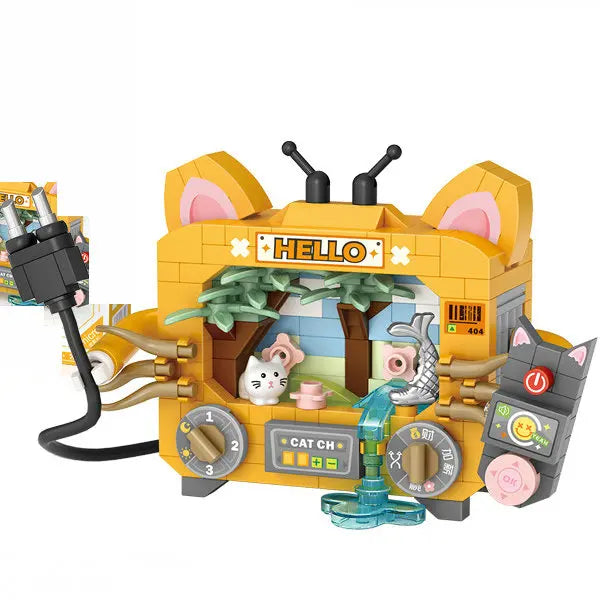 House Building Blocks Dessert Store Street View Snack Street Children's Toys Boys and Girls Gifts Compatible With Lego