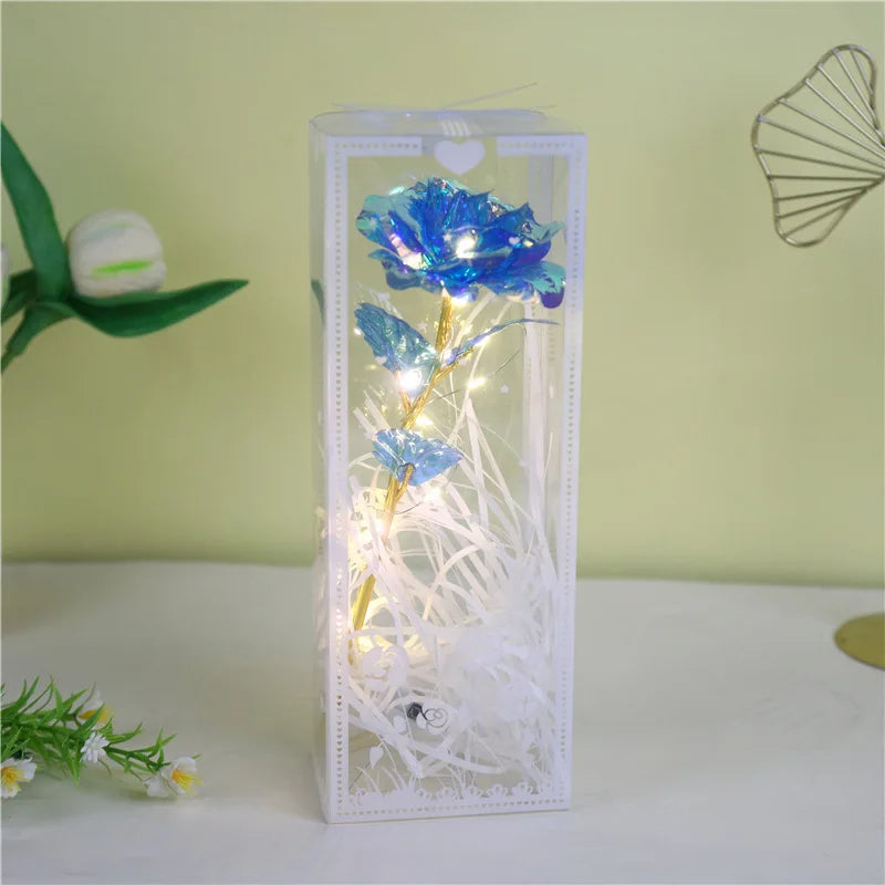 LED Galaxy Rose in Glass – Romantic Gift for Valentine’s & Mother’s Day