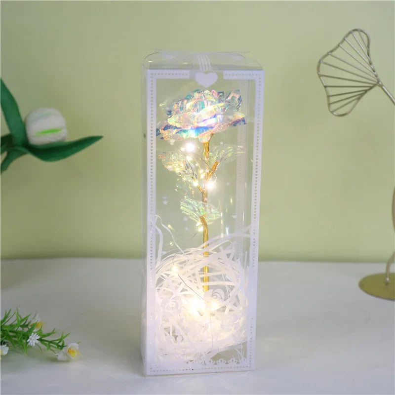LED Galaxy Rose in Glass – Romantic Gift for Valentine’s & Mother’s Day