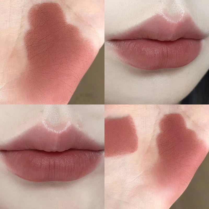 Waterproof Velvet Matte Lipstick – Long-Lasting Nude Coffee Tint