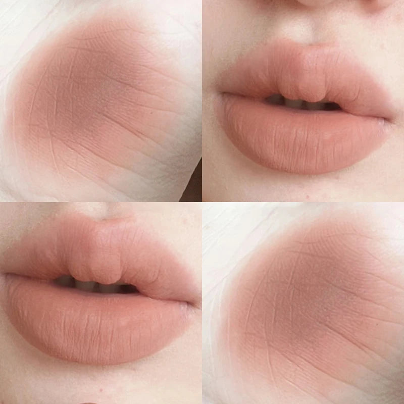 Waterproof Velvet Matte Lipstick – Long-Lasting Nude Coffee Tint