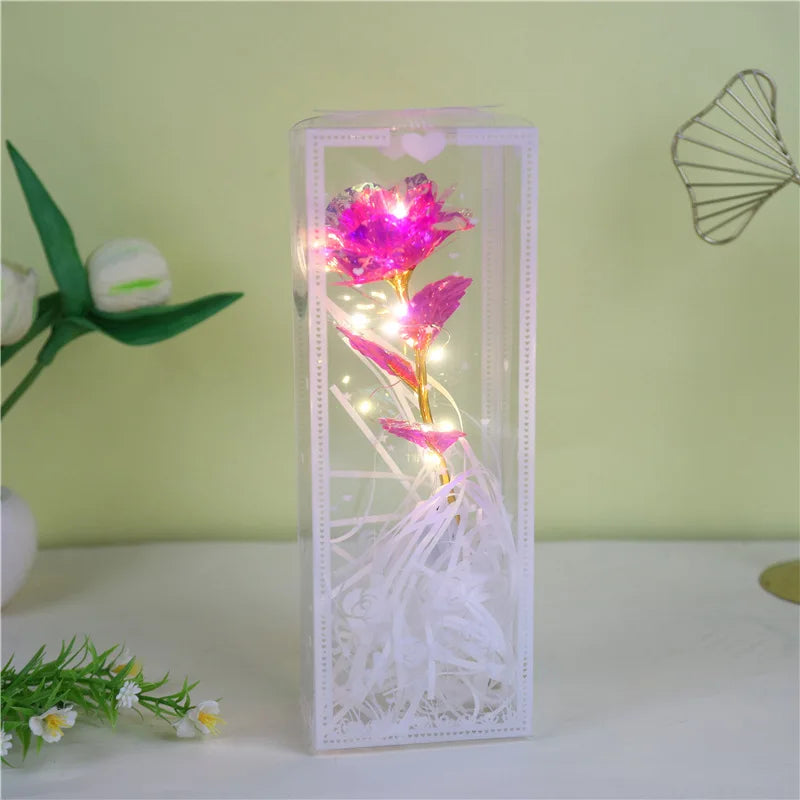 LED Galaxy Rose in Glass – Romantic Gift for Valentine’s & Mother’s Day