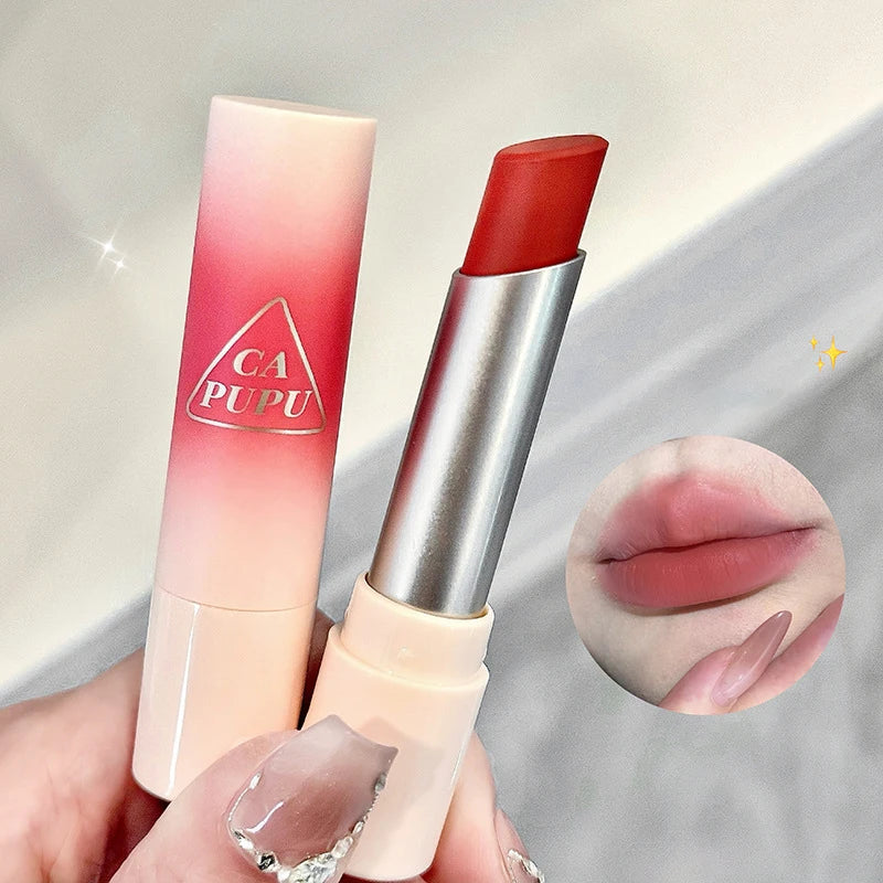 Waterproof Velvet Matte Lipstick – Long-Lasting Nude Coffee Tint