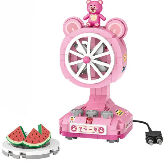 House Building Blocks Dessert Store Street View Snack Street Children's Toys Boys and Girls Gifts Compatible With Lego