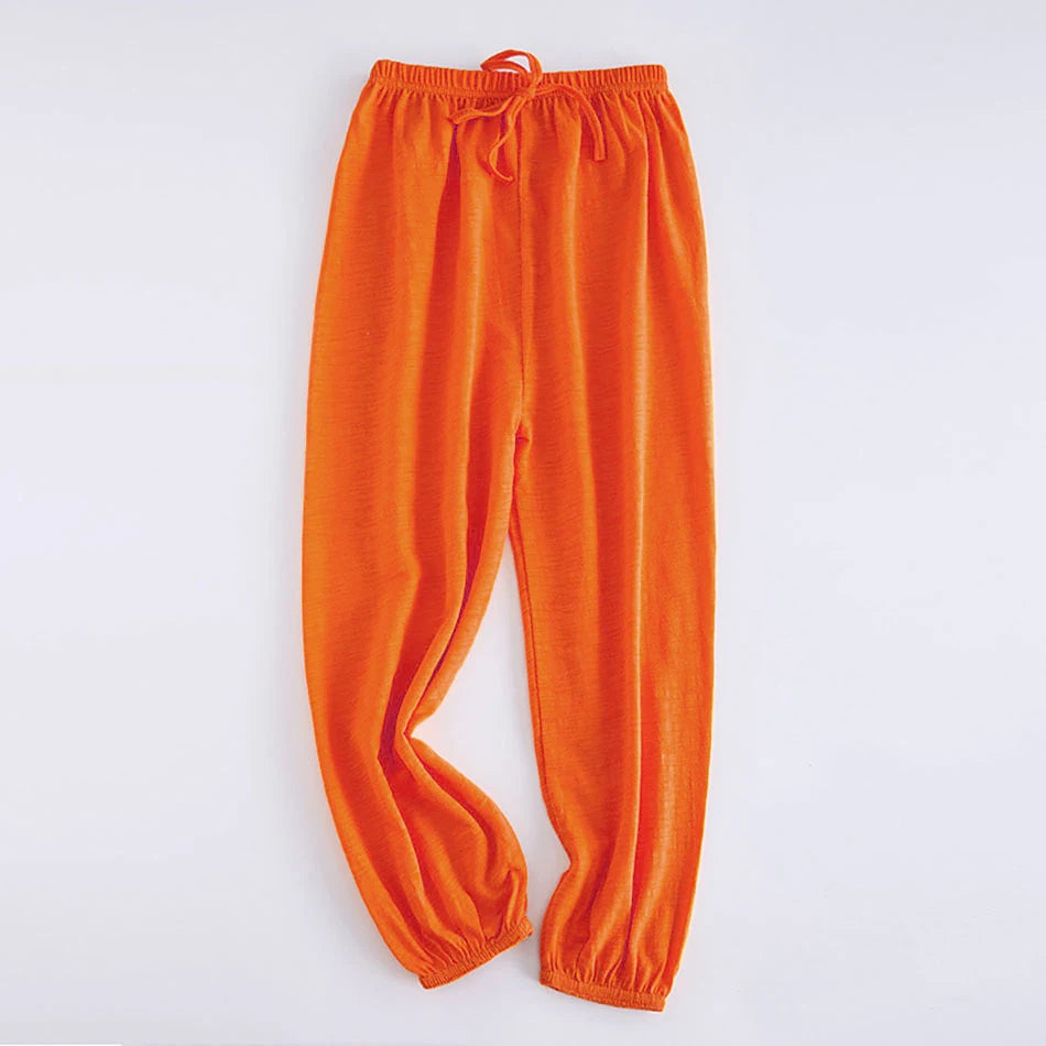 Kids Bamboo Pants – Unisex Wide-Leg Summer Comfort Wear
