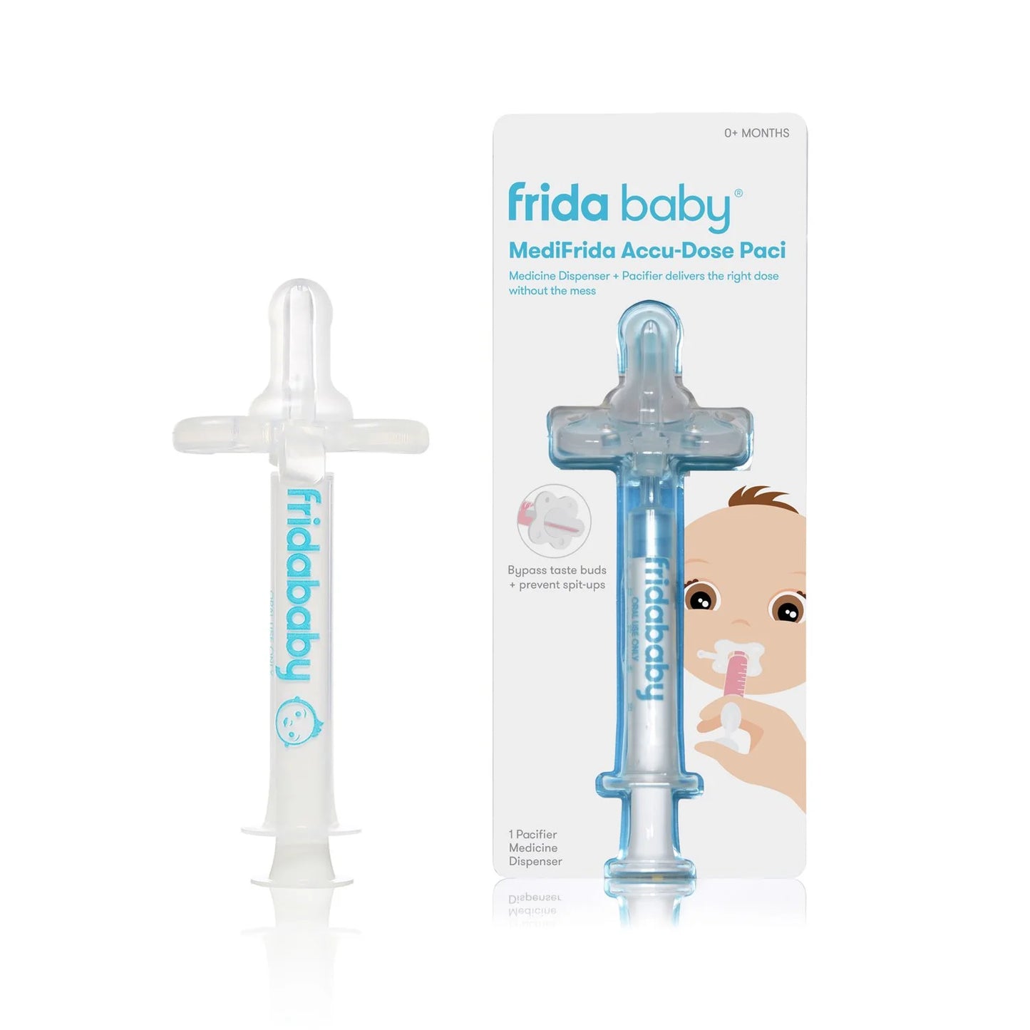 Medifrida Accu-Dose Baby Medicine Syringe with Pacifier Tip